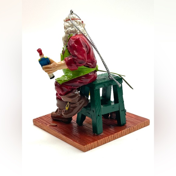 Department 56 Santa Workshop Ornament Coca Cola Collection Nutcracker Elf 2006 - Picture 4 of 16